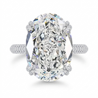 Georgina 20 Karat Zirkonia RIng aus 925 Sterlingsilber